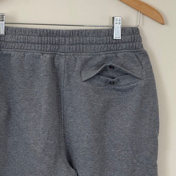 Gymshark Drawstring Jogger Fleece Lined Sweatpants Loungewear Gray W/Pockets-S - Picture 3 of 5